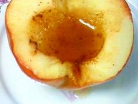 レンジ＆オーブントースターで　簡単焼きリンゴ